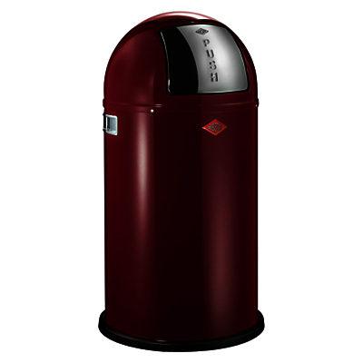 Wesco Pushboy Bin, 50L Red Wesco Pushboy Bin, 50L Red